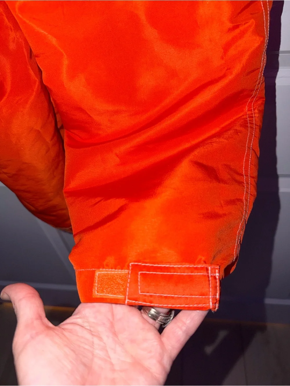 Kids NASA Astronaut Costume Orange Jumpsuit + Helmet Size 8/10